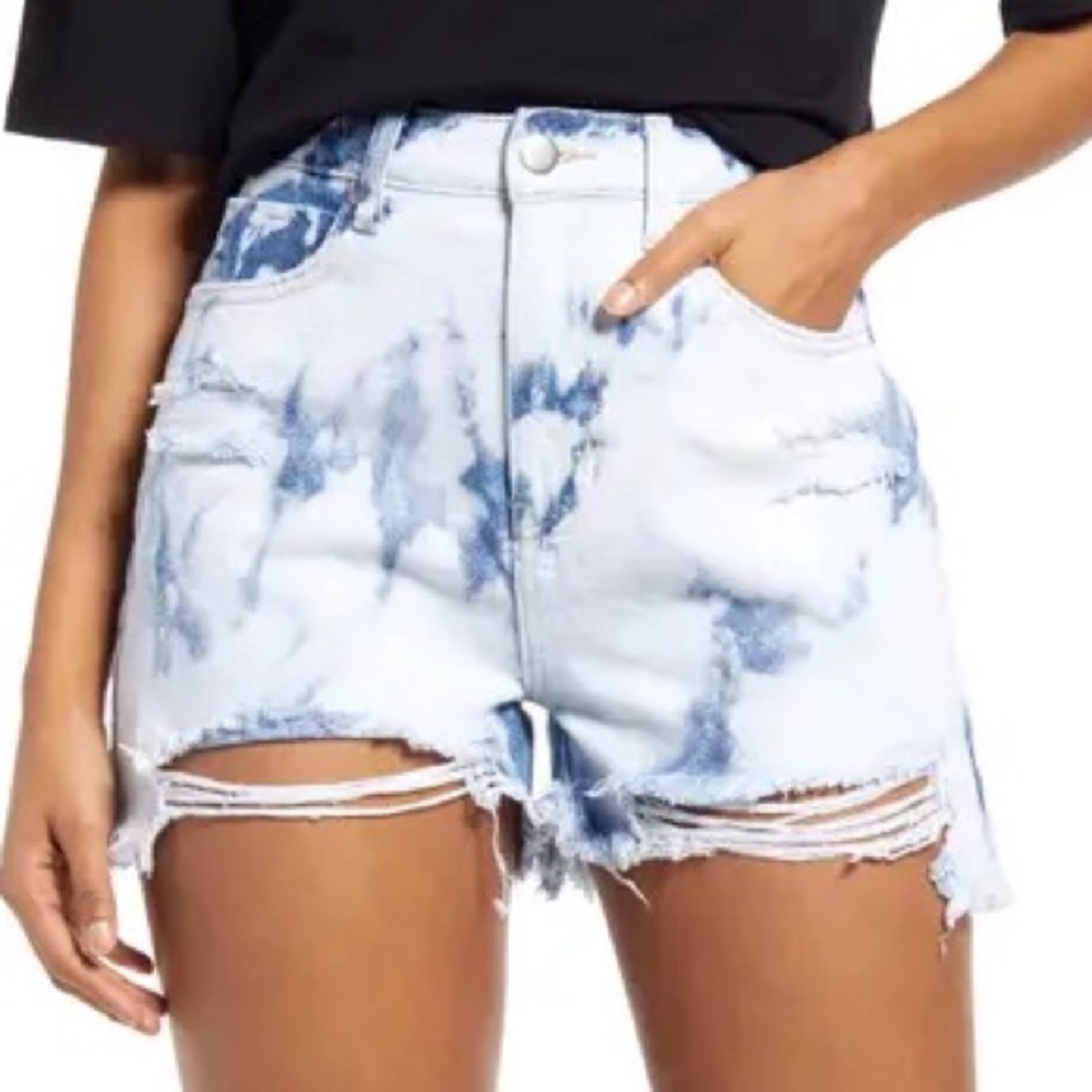 NWT - bp. Ripped Denim Cutoff Bleached Washed Shorts